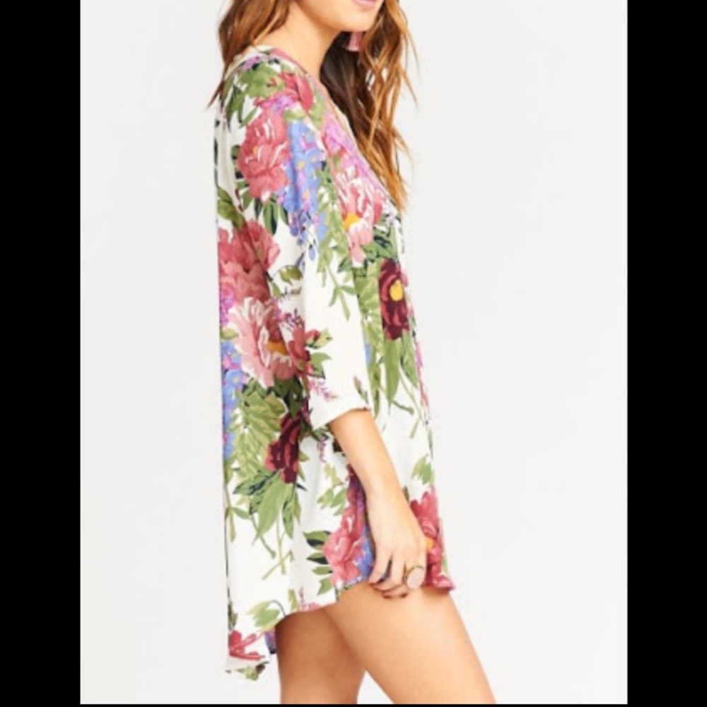 SHOW ME YOUR MUMU Downtown Tunic Floral Button - Picture 2 of 11